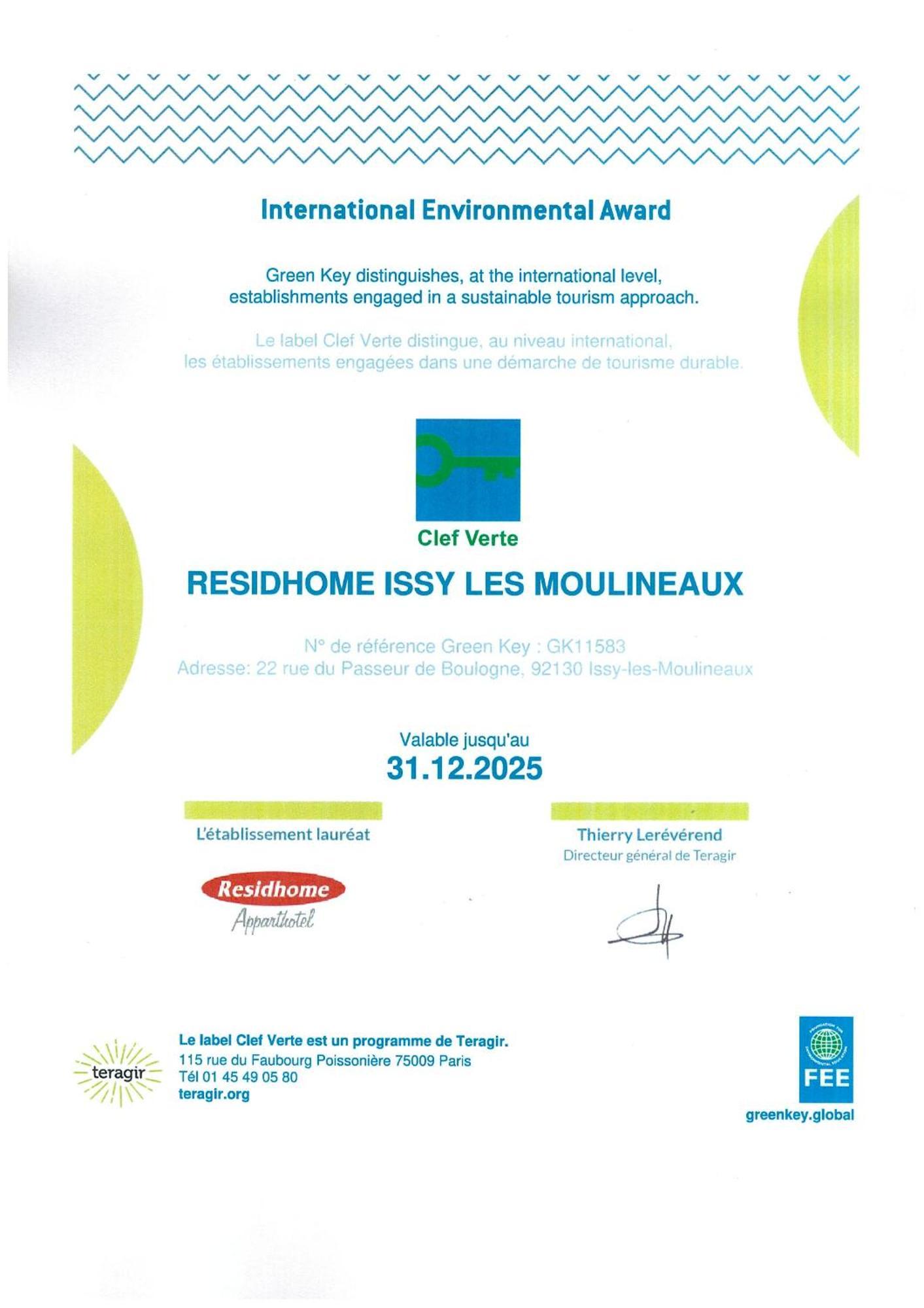 Residhome Paris Issy Les Moulineaux Buitenkant foto